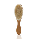 Baby shampoo wood wool brush