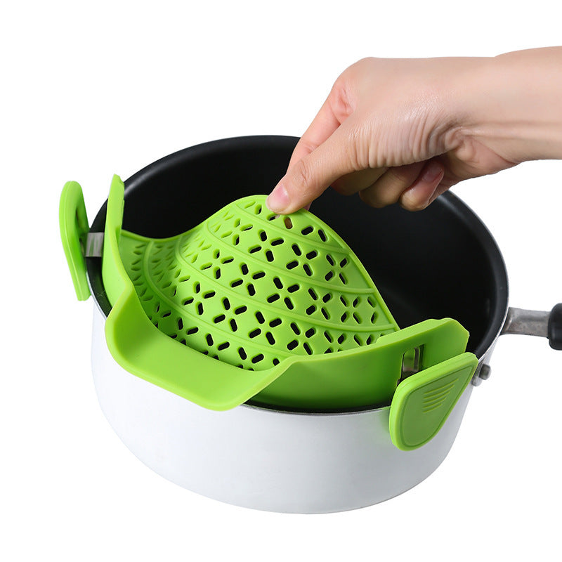 Kitchen Silicone Pot Side Drain Stopper