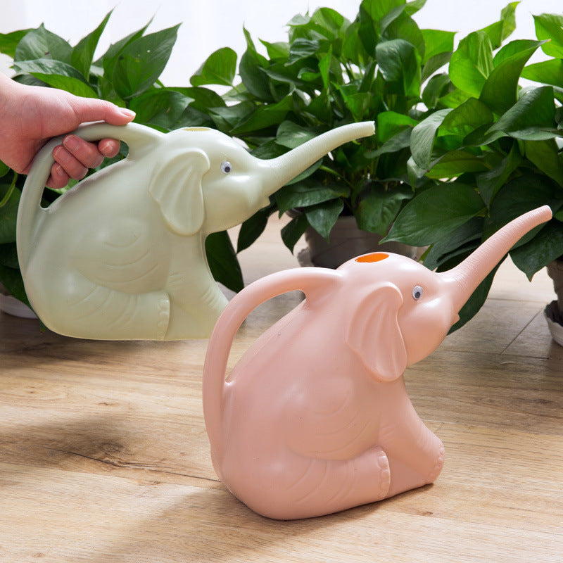 flowers watering Baby elephant