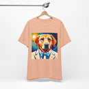 White Dog Unisex Jersey Short Sleeve Tee