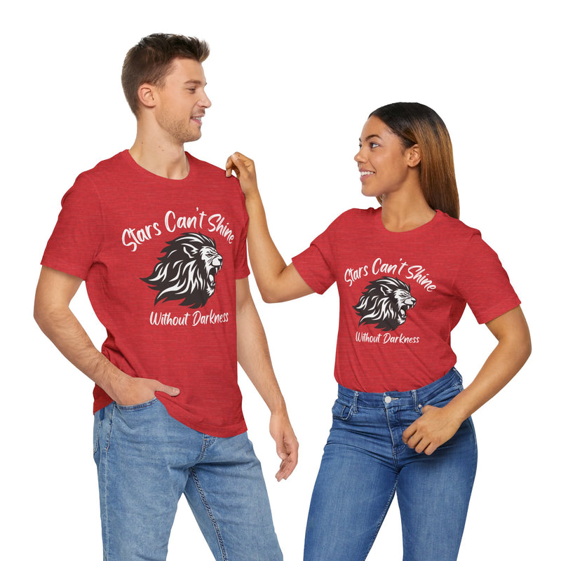 Stars Can't Shine Without Darkness Unisex Jersey Short Sleeve Tee