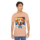 White Dog Unisex Jersey Short Sleeve Tee