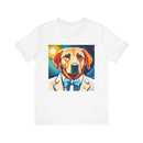 White Dog Unisex Jersey Short Sleeve Tee