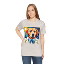 White Dog Unisex Jersey Short Sleeve Tee