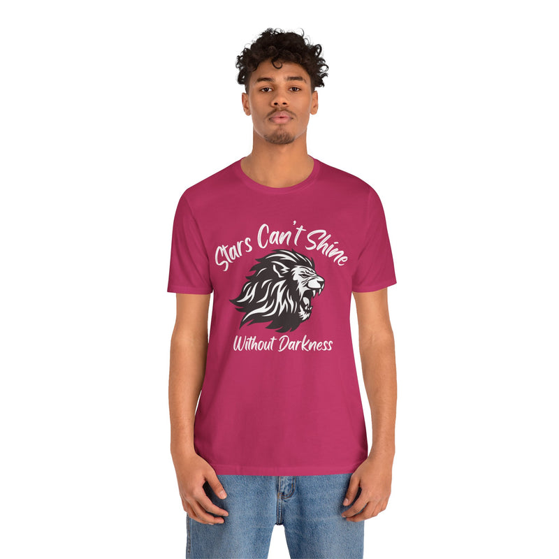 Stars Can't Shine Without Darkness Unisex Jersey Short Sleeve Tee