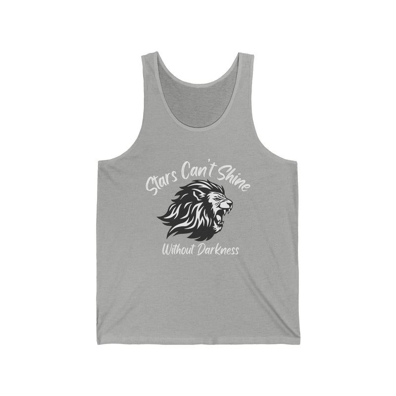 Stars Can't Shine Without Darkness Unisex Jersey Tank
