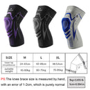 Outdoor fitness silicone knee pad