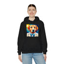 White Dog Unisex Heavy Blend™ Hooded Sweatshirt