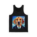 Blue Dog Unisex Jersey Tank