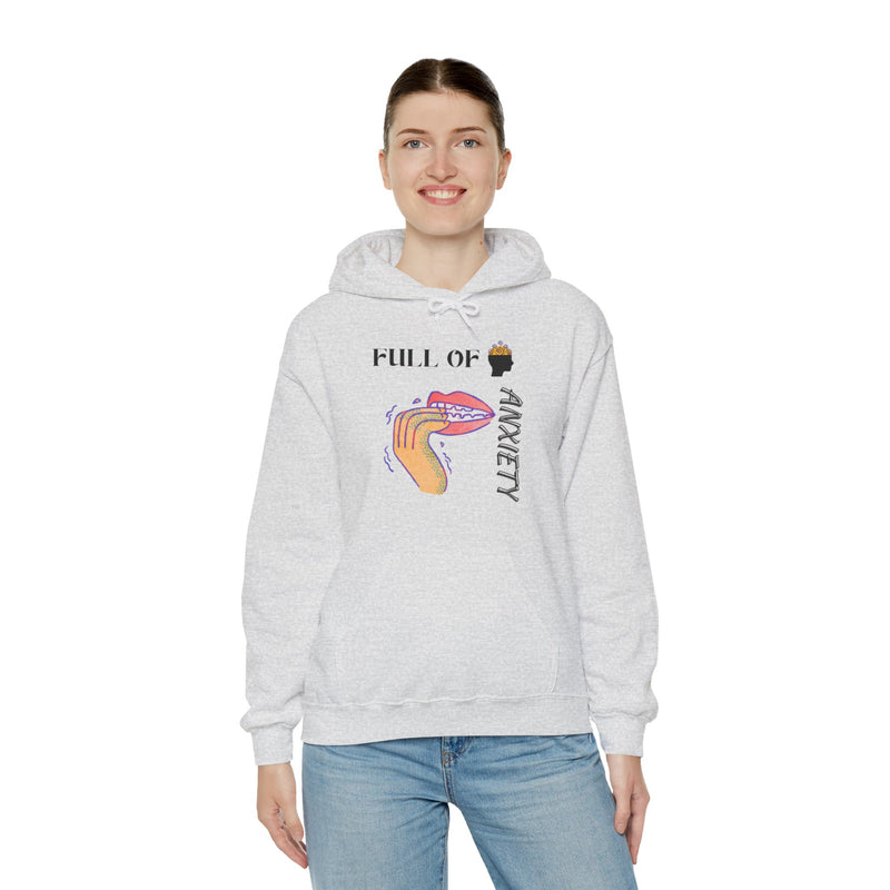 Full Of Anxiety Unisex Heavy Blend™ Hooded Sweatshirt