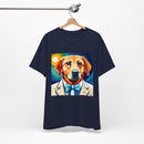 White Dog Unisex Jersey Short Sleeve Tee