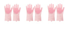 Silicone Cleaning Brush Scrubbing Gloves - Shopeez