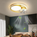 Luxury Simple Atmospheric Suction Fan Lamp