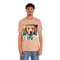 White Dog Unisex Jersey Short Sleeve Tee