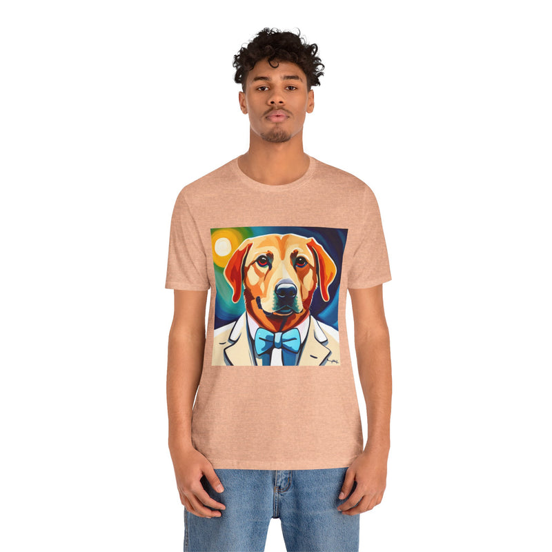 White Dog Unisex Jersey Short Sleeve Tee