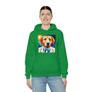 White Dog Unisex Heavy Blend™ Hooded Sweatshirt