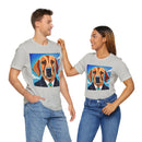 Blue Dog Unisex Jersey Short Sleeve Tee