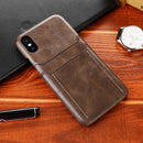 PU leather phone back cover - Shopeez