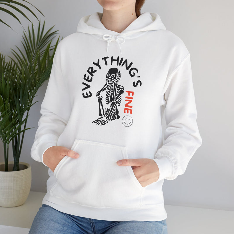 Everything's Fine Unisex Heavy Blend™ Hooded Sweatshirt