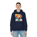White Dog Unisex Heavy Blend™ Hooded Sweatshirt