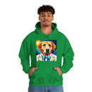 White Dog Unisex Heavy Blend™ Hooded Sweatshirt