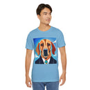 Blue Dog Unisex Jersey Short Sleeve Tee