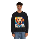 White Dog Unisex Heavy Blend™ Crewneck Sweatshirt
