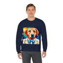 White Dog Unisex Heavy Blend™ Crewneck Sweatshirt