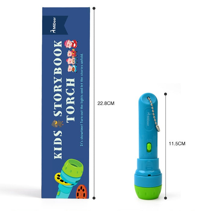 Baby Cartoon LED Projection Flashlight