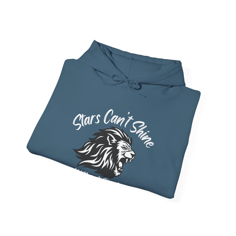 Stars Can't Shine Without Darkness Unisex Heavy Blend™ Hooded Sweatshirt