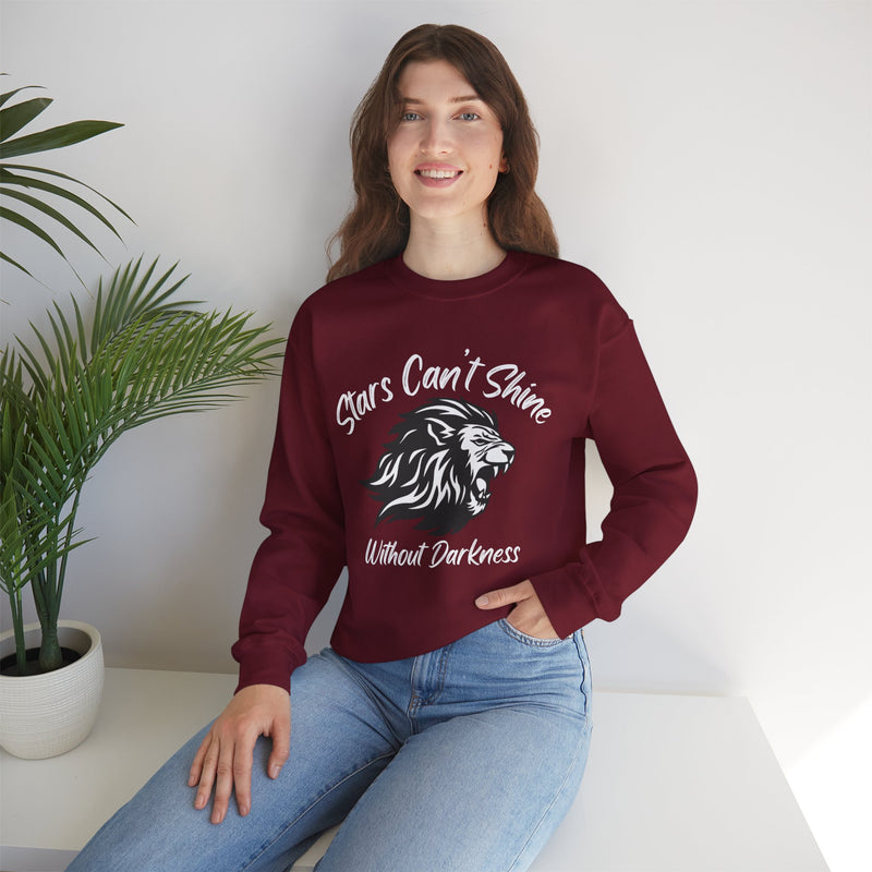 Stars Can't Shine Without Darkness  Unisex Heavy Blend™ Crewneck Sweatshirt