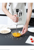 Semi-automatic Stainless Steel Egg Whisk