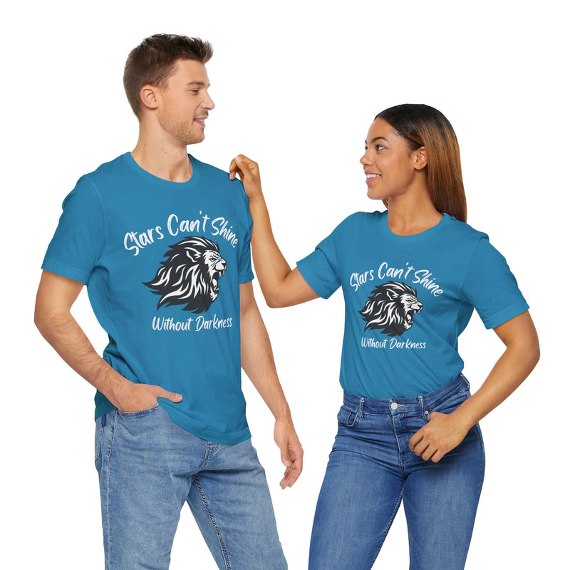 Stars Can't Shine Without Darkness Unisex Jersey Short Sleeve Tee