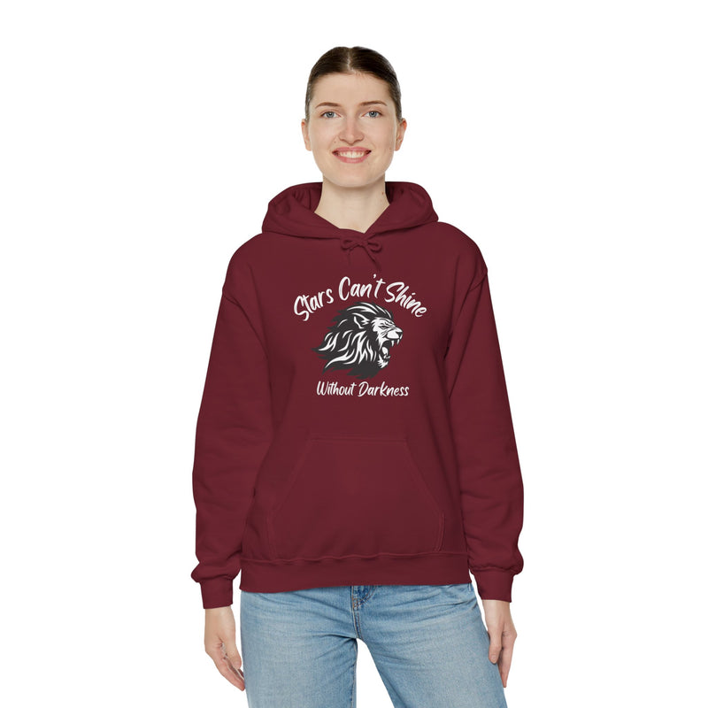Stars Can't Shine Without Darkness Unisex Heavy Blend™ Hooded Sweatshirt