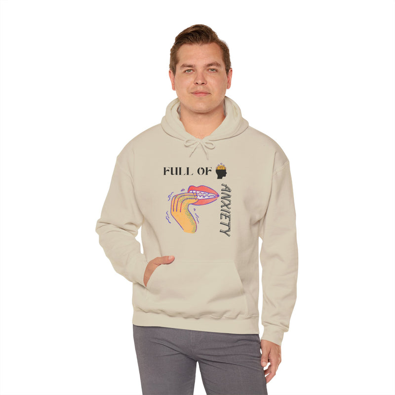 Full Of Anxiety Unisex Heavy Blend™ Hooded Sweatshirt