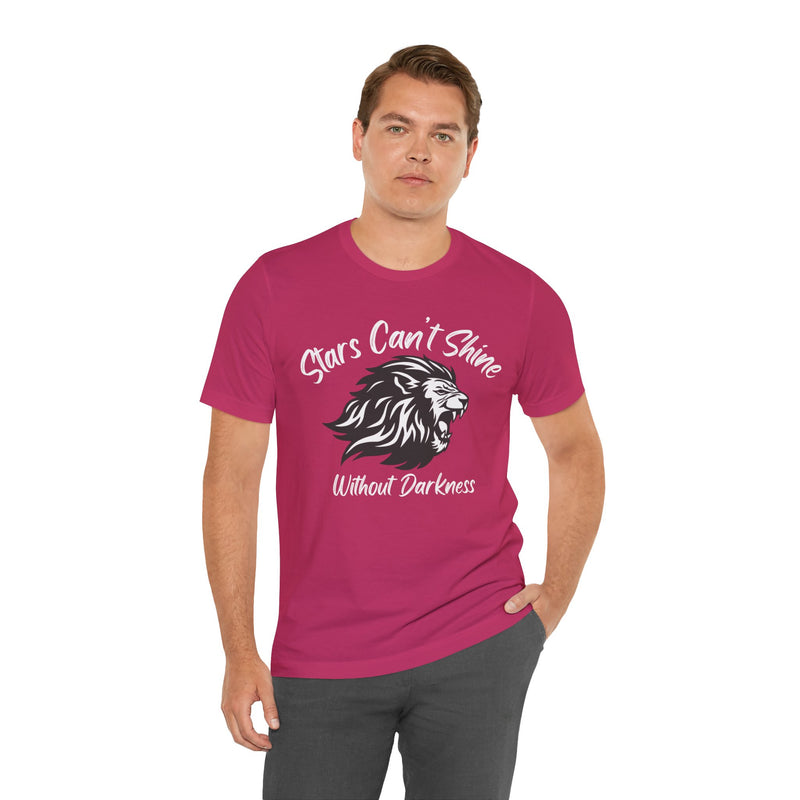 Stars Can't Shine Without Darkness Unisex Jersey Short Sleeve Tee