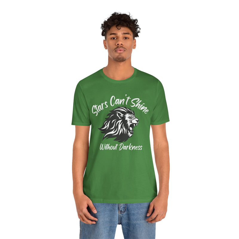 Stars Can't Shine Without Darkness Unisex Jersey Short Sleeve Tee