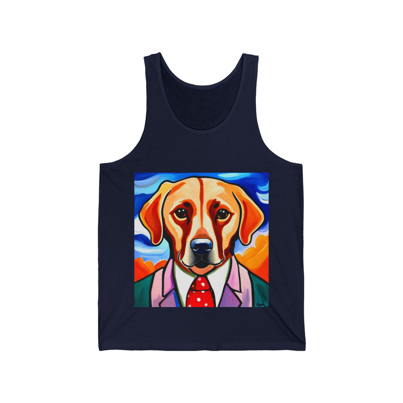 Green Dog Unisex Jersey Tank