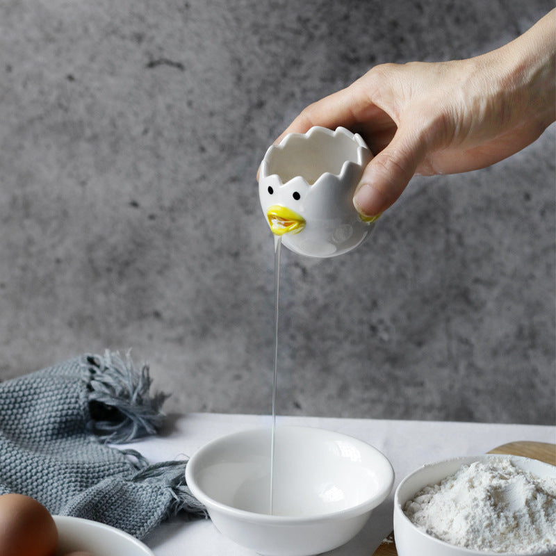 Cute Chicken Egg White Separator