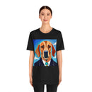 Blue Dog Unisex Jersey Short Sleeve Tee