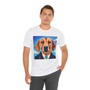 Blue Dog Unisex Jersey Short Sleeve Tee