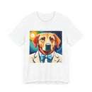 White Dog Unisex Jersey Short Sleeve Tee