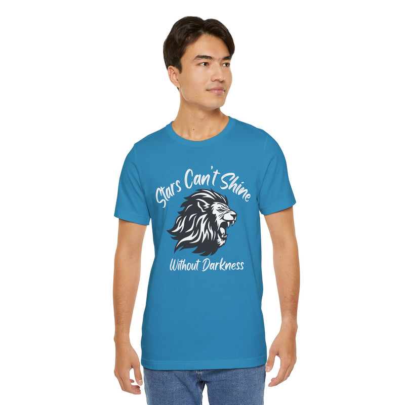 Stars Can't Shine Without Darkness Unisex Jersey Short Sleeve Tee