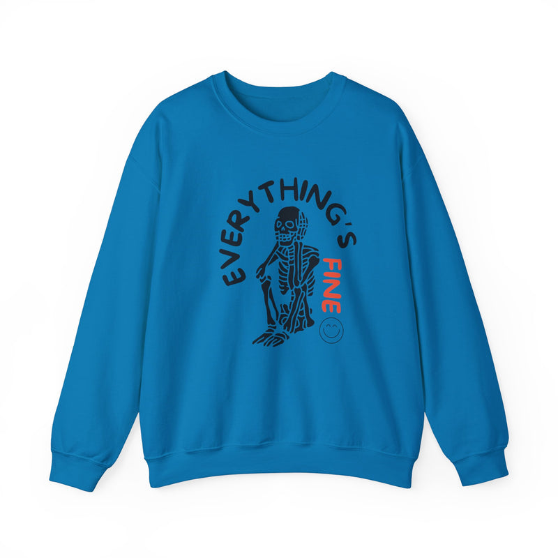 Everything's Fine Unisex Heavy Blend™ Crewneck Sweatshirt