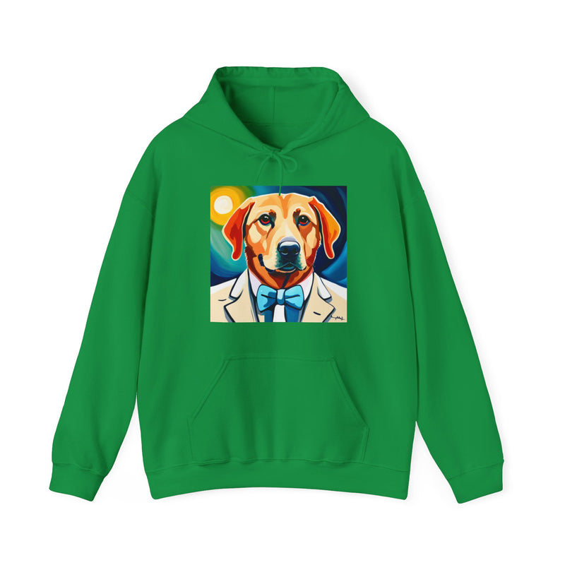 White Dog Unisex Heavy Blend™ Hooded Sweatshirt