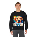 White Dog Unisex Heavy Blend™ Crewneck Sweatshirt