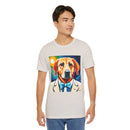 White Dog Unisex Jersey Short Sleeve Tee