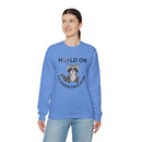 Hold On I'm Overstimulated Unisex Heavy Blend™ Crewneck Sweatshirt