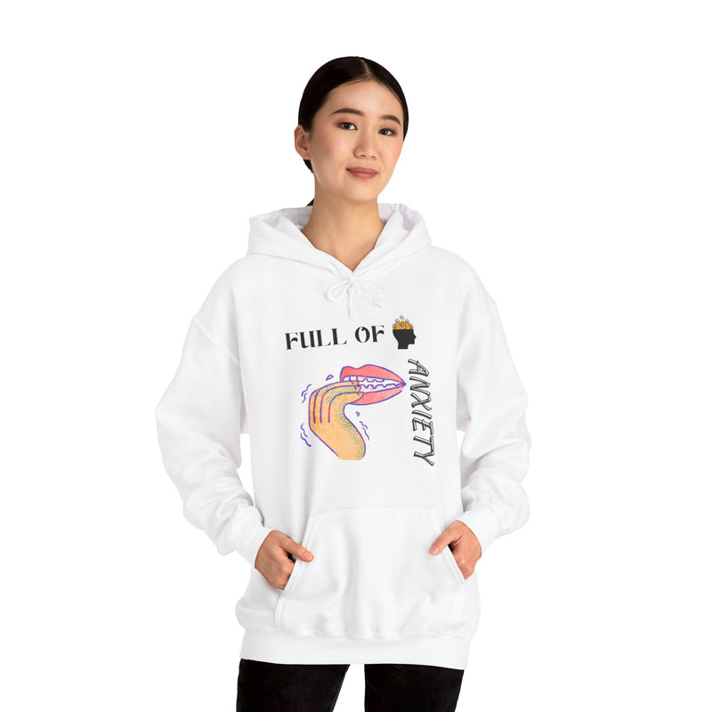 Full Of Anxiety Unisex Heavy Blend™ Hooded Sweatshirt