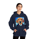 Blue Dog Unisex Heavy Blend™ Hooded Sweatshirt